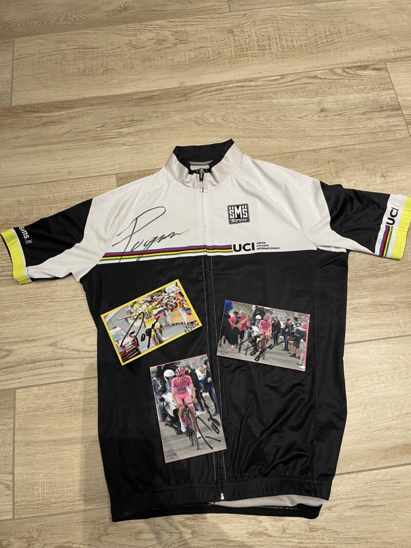 Maglia +3 foto autografate Tadej pogacar - immagine 2